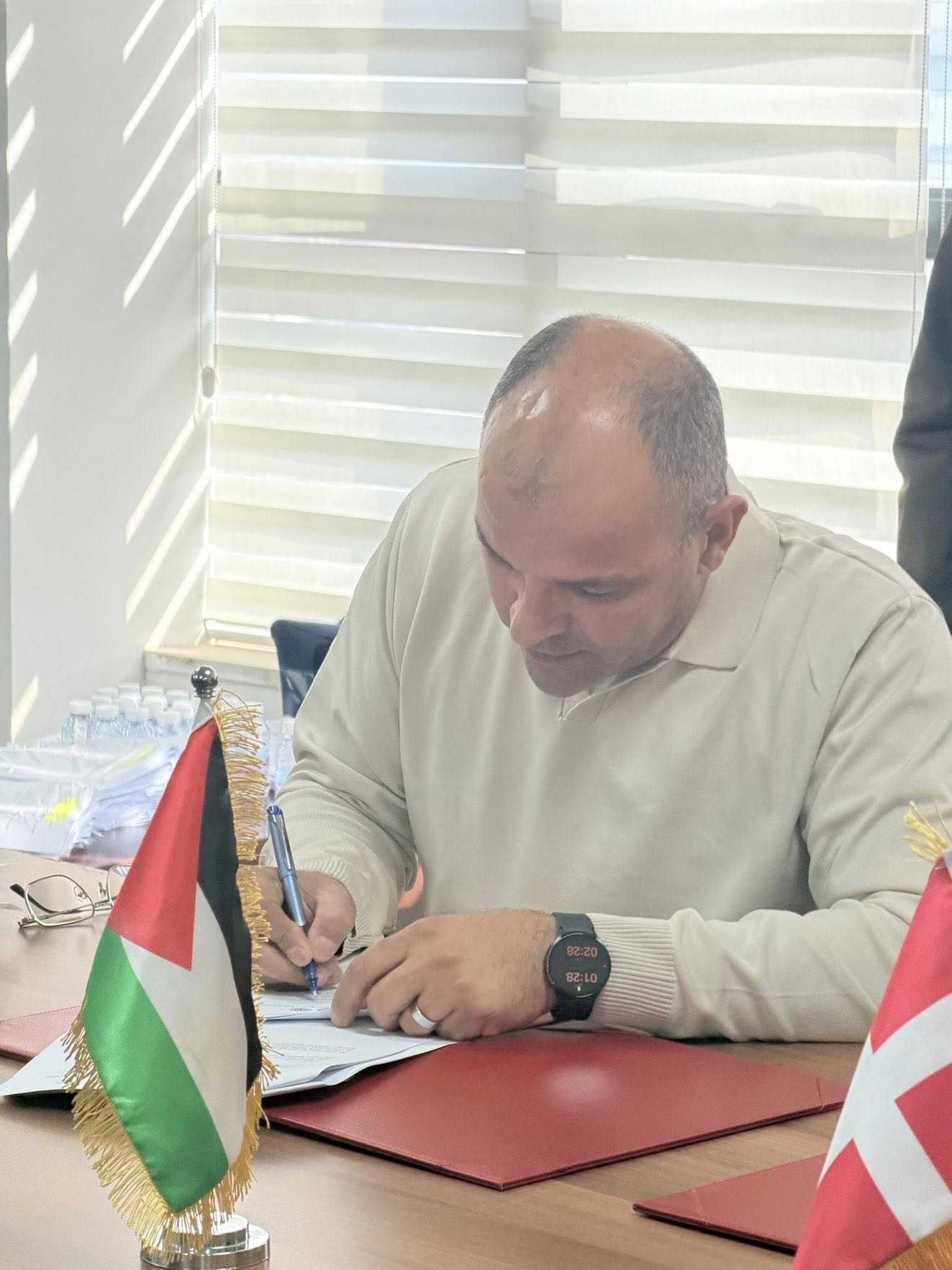 Announcement of the signing of a memorandum of understanding with the Palestinian Ministry of Agriculture